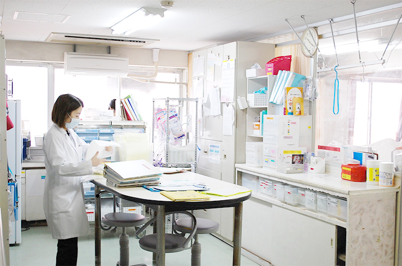 奥沢病院 3F 病棟 ナースステーション